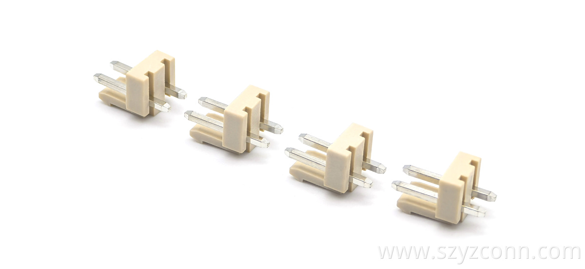 VH3.96 wafer pin header connector: WAFER VH3.96 180-degree DIP NL66-V0 Beige 2P